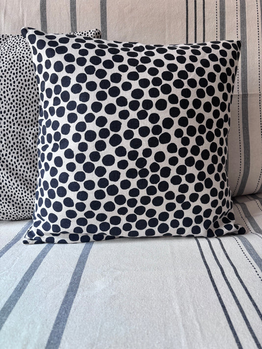 Monochrome Cushion Covers - Polka Dots